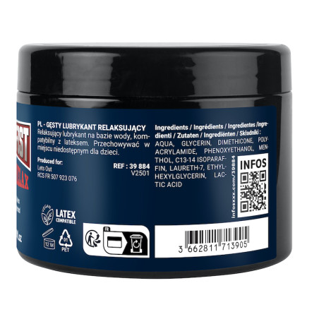 Fuck & Fist FF Hybride Relax dik glijmiddel 500ml