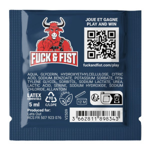 Dosette Lubrifiant Fuck & Fist Water 5ml x10