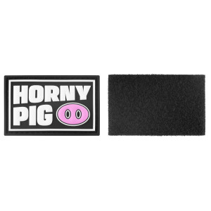 Etiqueta Horny Pig con velcro