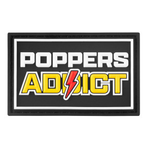 Tag POPPERS ADDICT mit Klettverschluss