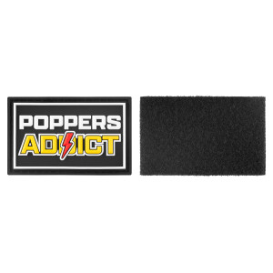 Tag POPPERS ADDICT con chiusura a strappo