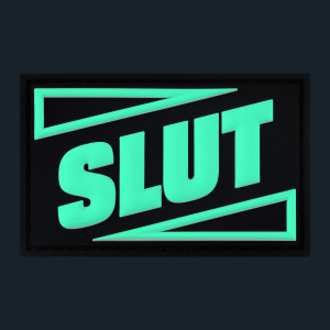 Etiqueta «Slut» con velcro
