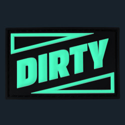 Tag DIRTY mit Klettverschluss 2
