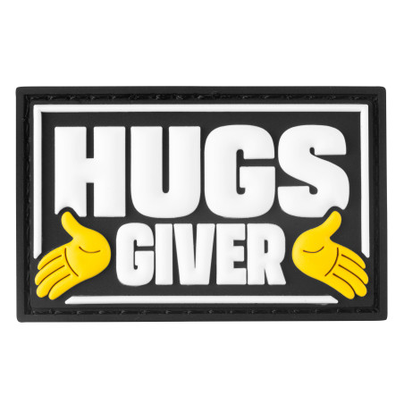 Etiqueta «Hugs Giver» com velcro