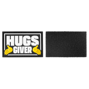 Etichetta "Hugs Giver" con velcro