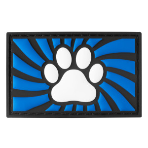 Pata com velcro azul