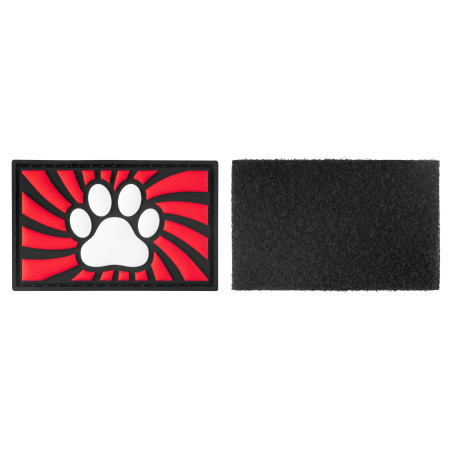 Red Velcro Paw Tag