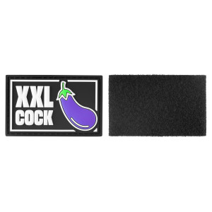 Etiqueta XXL «Cock» con velcro