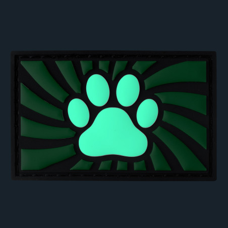 Green Velcro Paw Tag