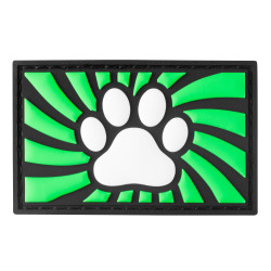 Green Velcro Paw Tag