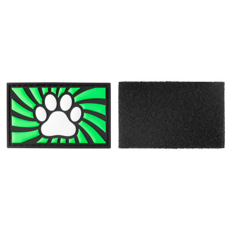 Green Velcro Paw Tag