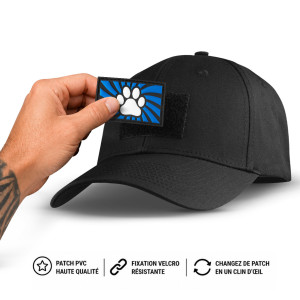 Casquette Fuck & Fist + Tag Paw Bleu