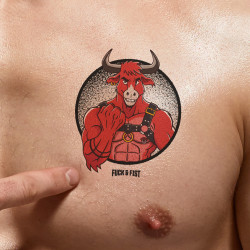 Minotaur Temporary Tattoo, 9 x 7.5 cm