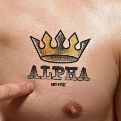 Tatuaggio temporaneo Alpha 9 x 8 cm