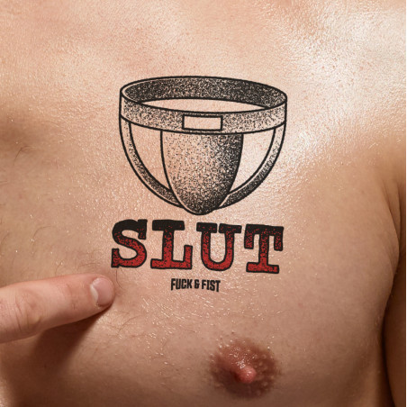 "Slut" Temporary Tattoo, 9 x 7 cm