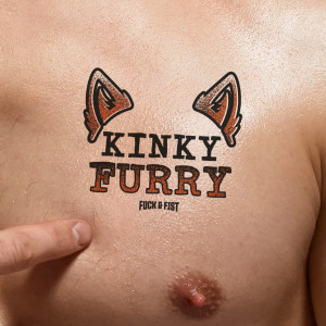 Temporäres Tattoo „Kinky Furry“, 8,5 x 7,5 cm