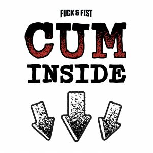 Tatuaje temporal «Cum Inside», 8,5 x 7 cm
